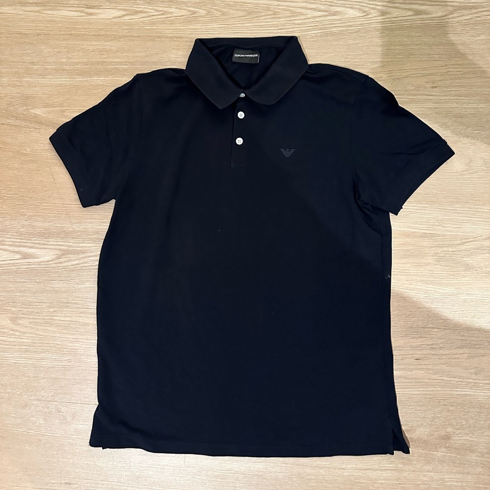 Emporio Armani Men's Polo Shirt Black